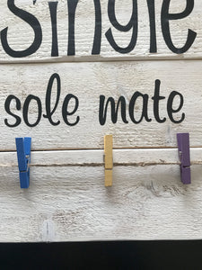 BESTSELLER Sole Mate laundry sign - Colors